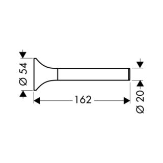 Держатель для запасного рулона Hansgrohe Terrano 41328000 хром